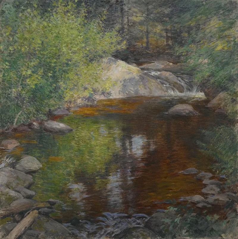 La piscina - Willard Metcalf