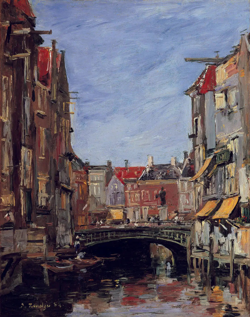 La piazza Ary Scheffer, Dordrecht - Eugène Boudin