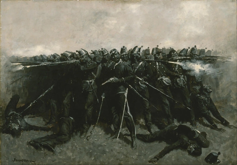 La place de l'infanterie - Frederic Remington