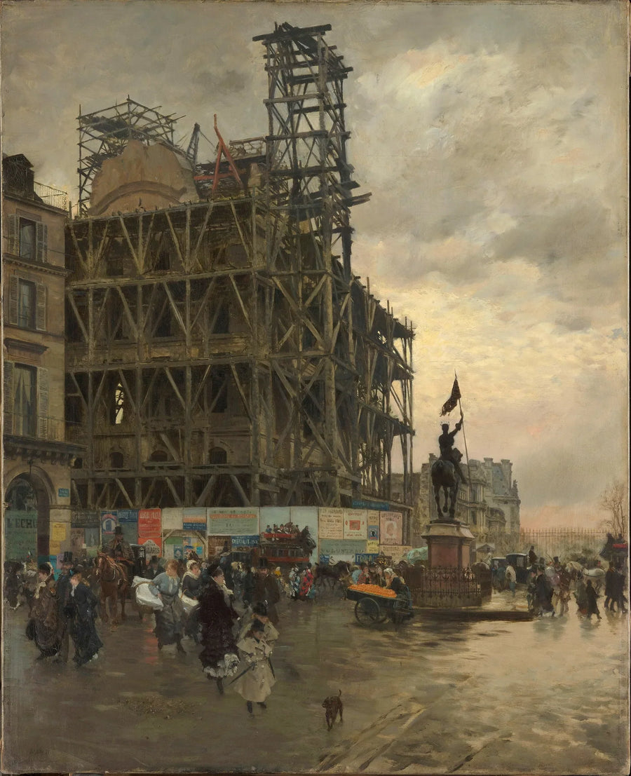 La Place des Pyramides - Giuseppe De Nittis