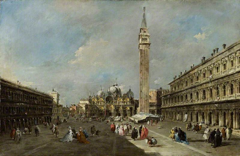 La place Saint-Marc, Venezia - Francesco Guardi