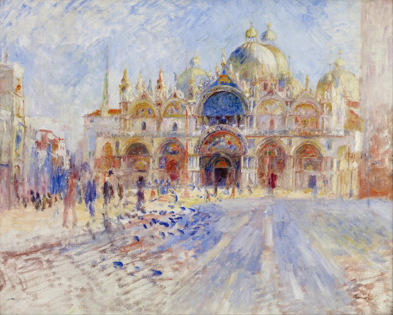 Piazza San Marco, Venezia - Pierre-Auguste Renoir