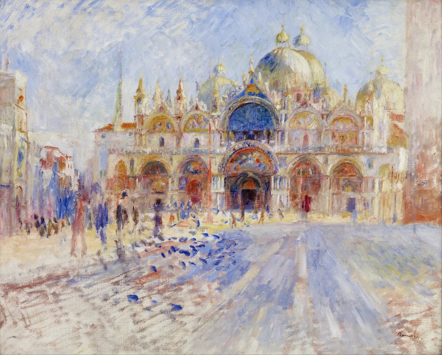 Piazza San Marco, Venezia - Pierre-Auguste Renoir
