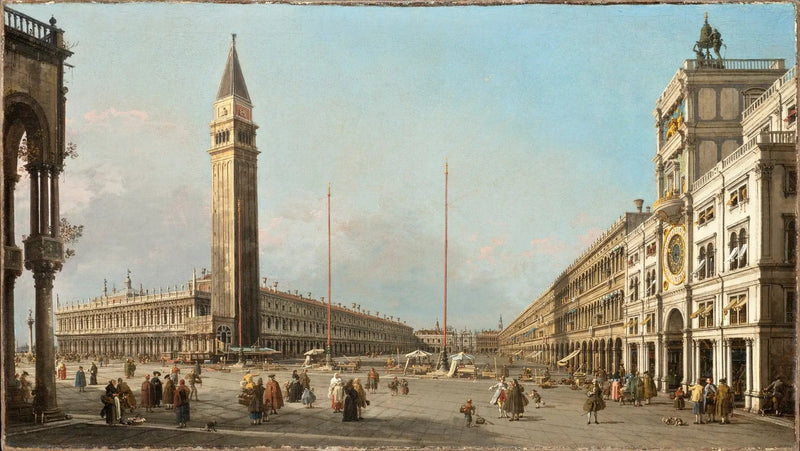 La Place Saint-Marc verso sud e ovest - Canaletto