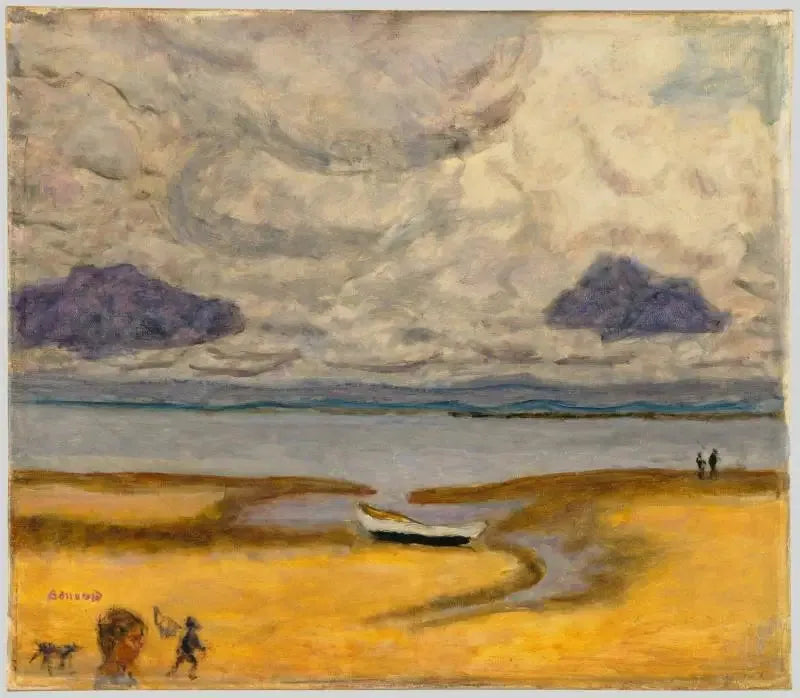 La Spiaggia a bassa marea - Pierre Bonnard
