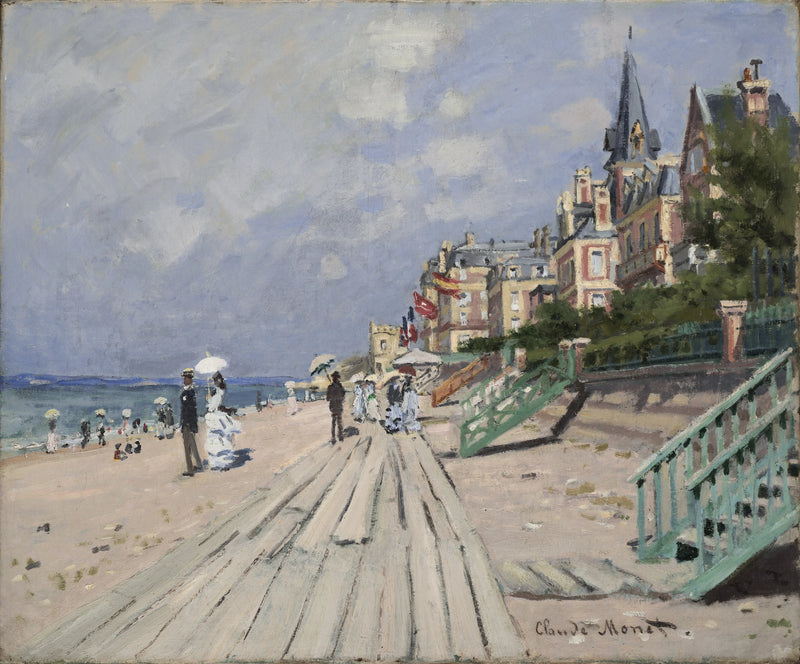 La spiaggia di Trouville W156 - Claude Monet
