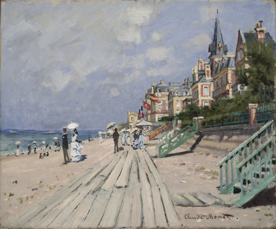 La spiaggia di Trouville W156 - Claude Monet