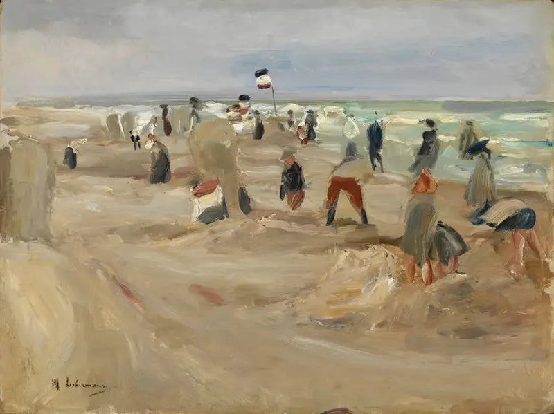 La spiaggia di Noordwijk - Max Liebermann