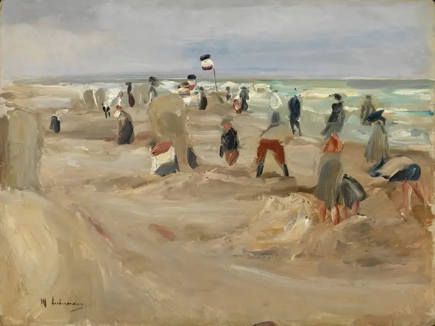 La spiaggia di Noordwijk - Max Liebermann