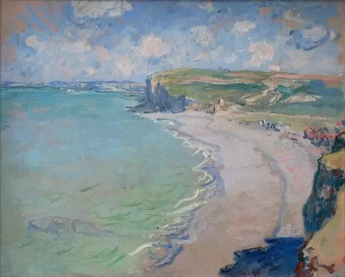La Spiaggia di Pourville - Claude Monet