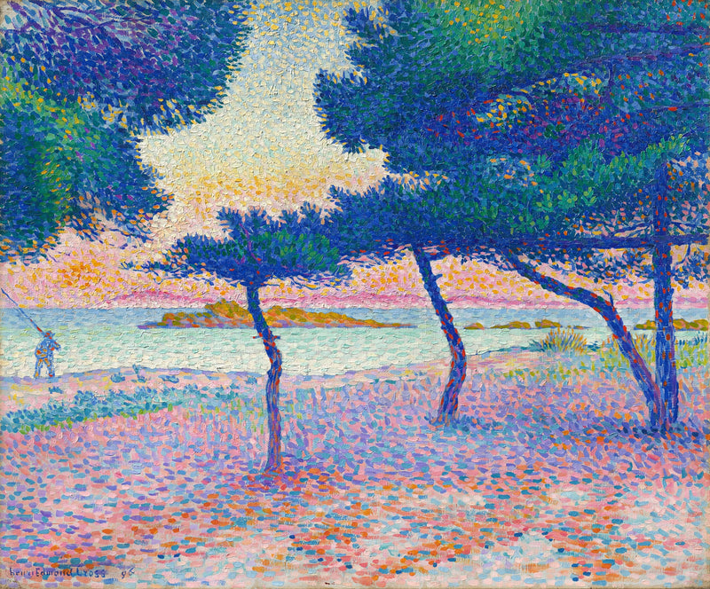 La spiaggia di Saint-Clair - Henri-Edmond Cross