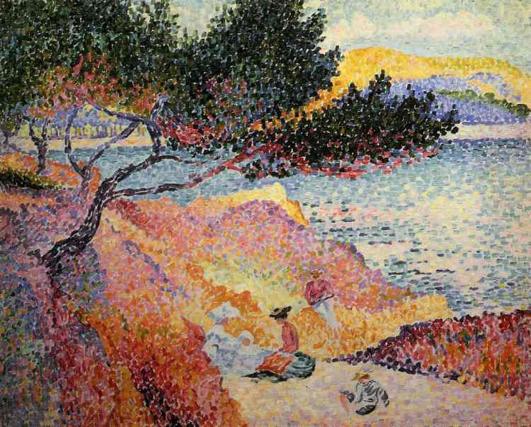La Spiaggia di Saint-Clair - Henri-Edmond Cross