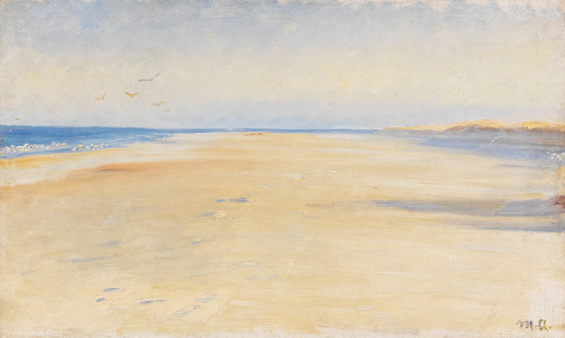 La spiaggia di Skagen. -Michael Peter Ancher