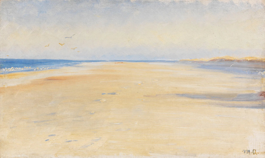 La spiaggia di Skagen. -Michael Peter Ancher