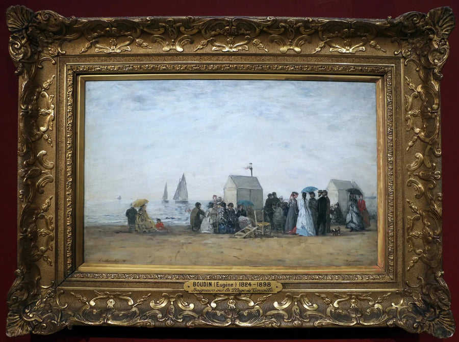 La Spiaggia di Trouville - Eugène Boudin