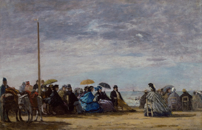 La Spiaggia - Eugène Boudin