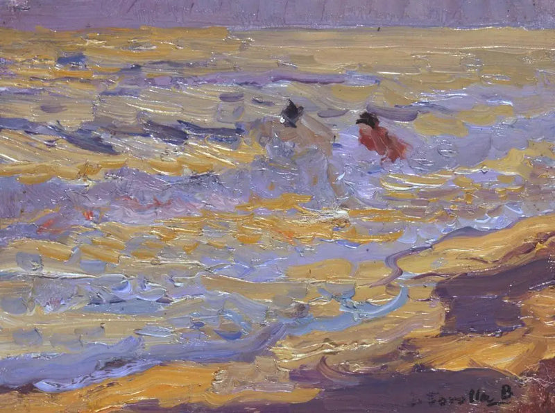 La Spiaggia, Valencia (Due Bagnanti) - Joaquín Sorolla