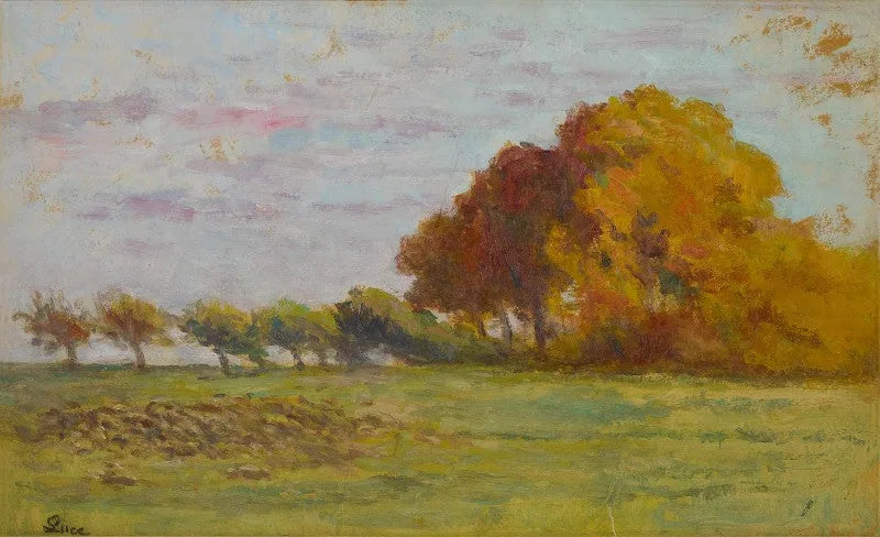 La pianura intorno a Rolleboise - Maximilien Luce