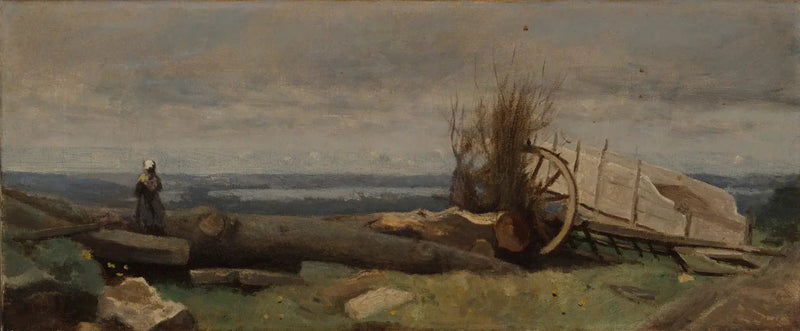 La pianura di La Beauce - Jean-Baptiste Camille Corot