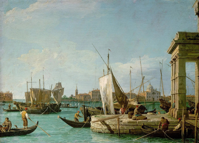 La Punta della Dogana - Canaletto