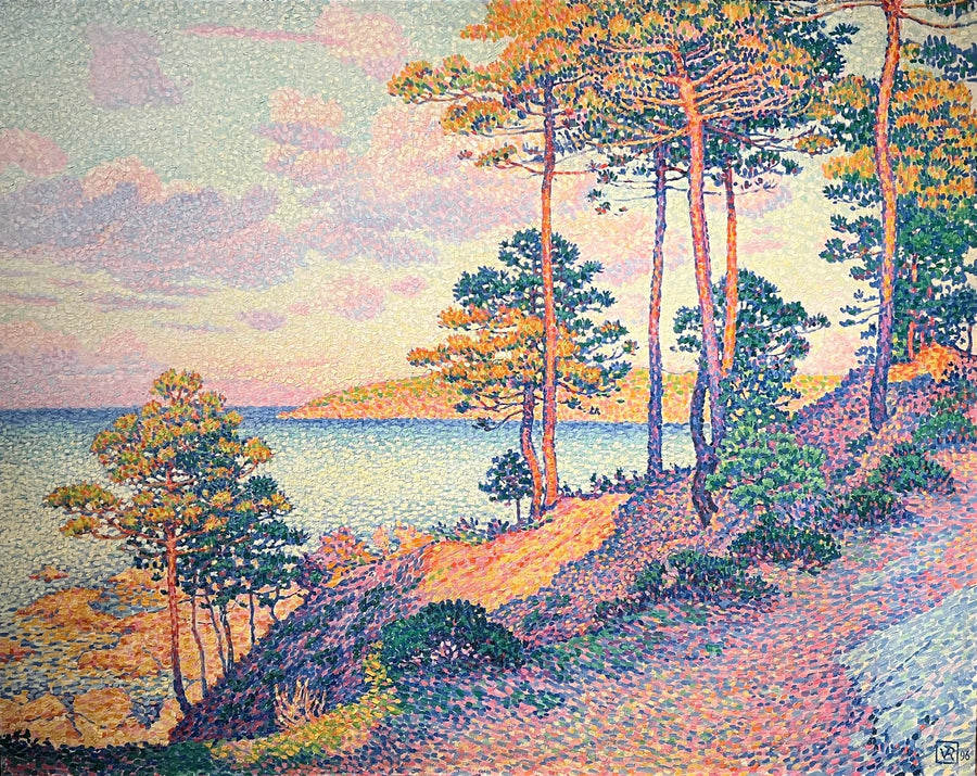La punta di Saint-Pierre a Saint-Tropez - Theo van Rysselberghe