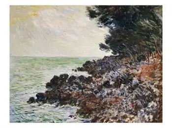 La punta del capo Martin - Claude Monet