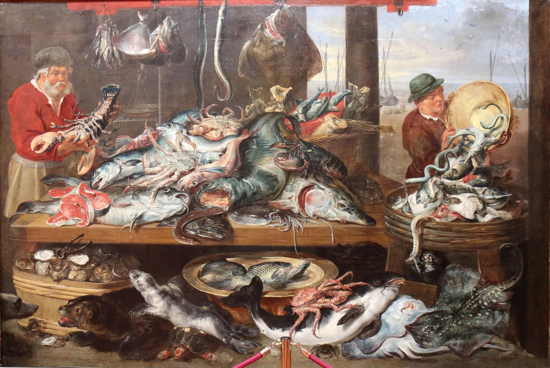 La poissonnerie - Frans Snyders image 1 tableau peint à l’huile sur toile