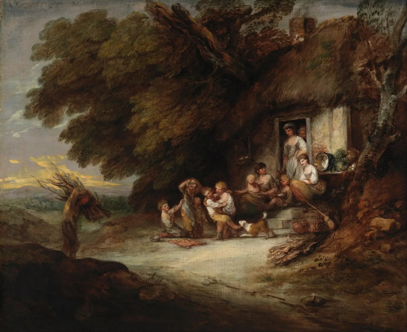 La porta del chalet - Thomas Gainsborough