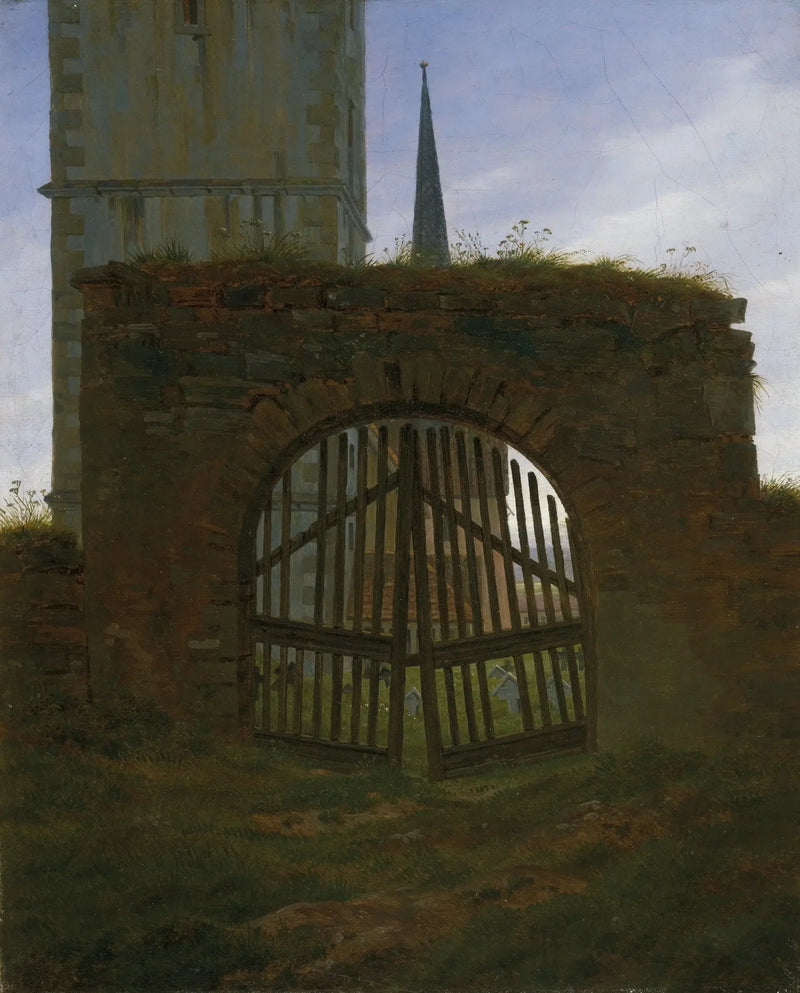 La Porta del cimitero - Caspar David Friedrich