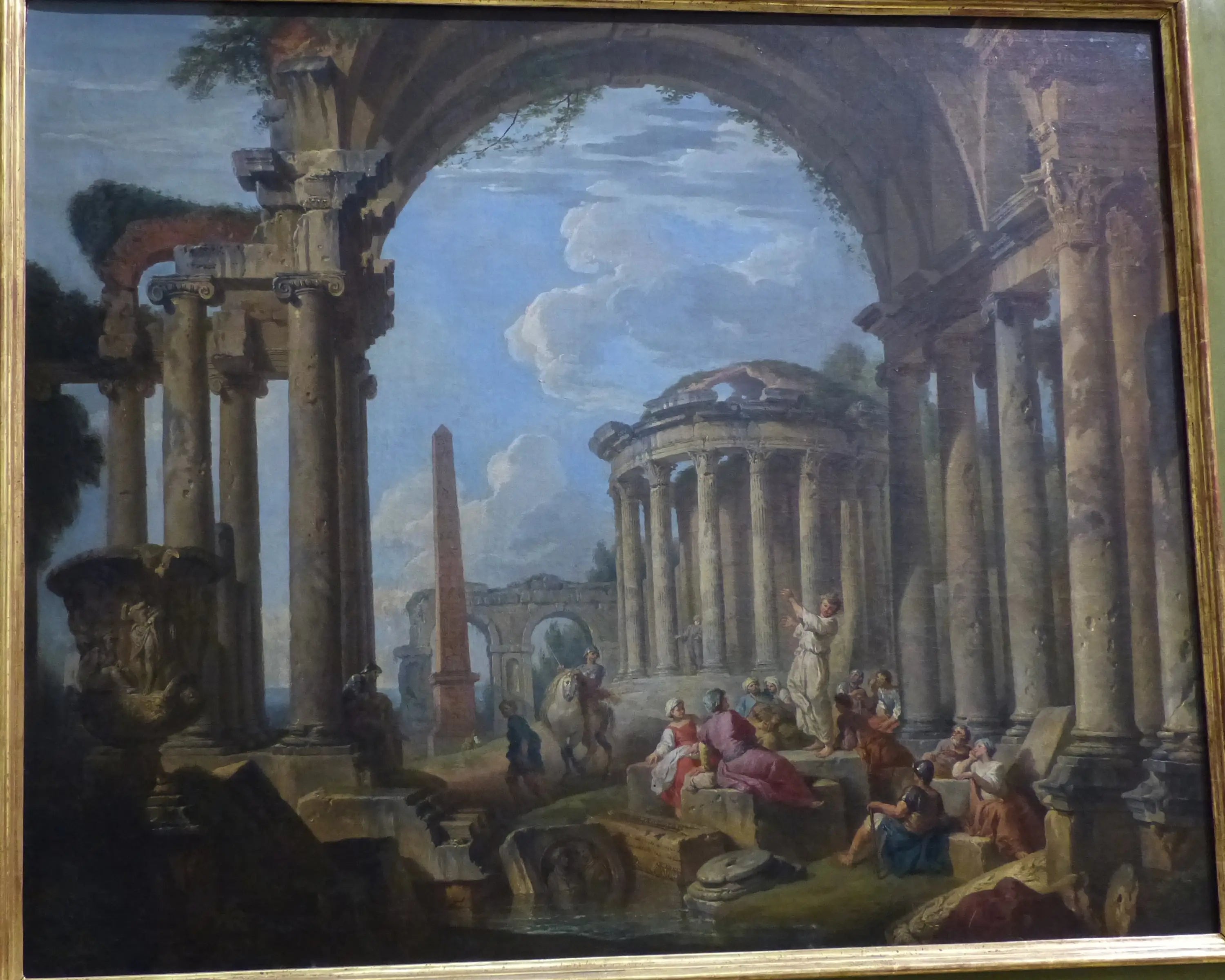 La Prédication dans des ruines antiques - Giovanni Paolo Panini - Alpha Reproduction
