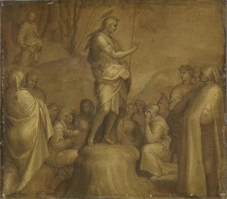 La predicazione di Giovanni Battista - Andrea del Sarto