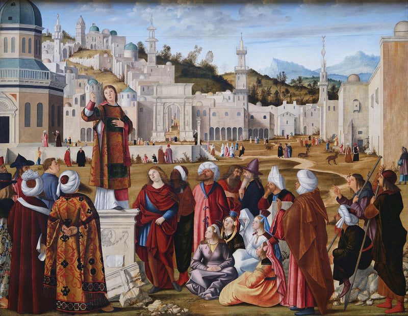 La Predicazione di Sant'Etienne - Vittore Carpaccio