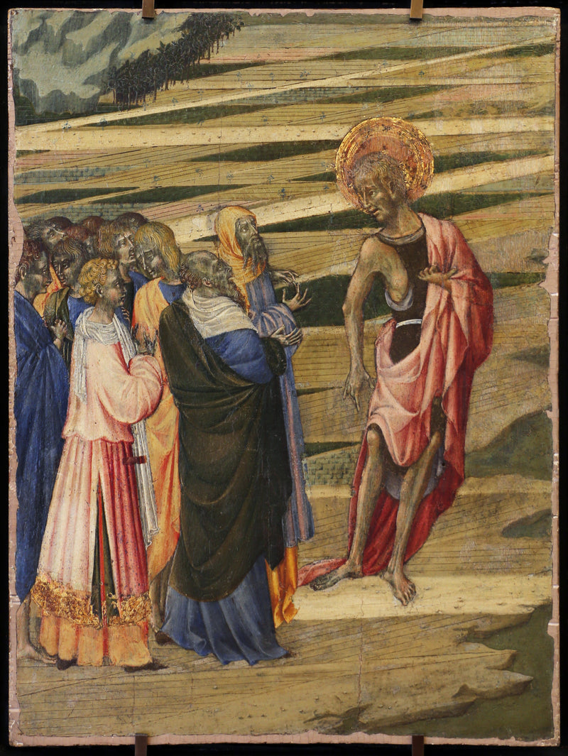 La Predicazione di San Giovanni Battista - Giovanni di Paolo