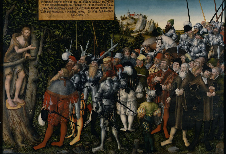 La predicazione di san Giovanni Battista - Lucas Cranach il Vecchio