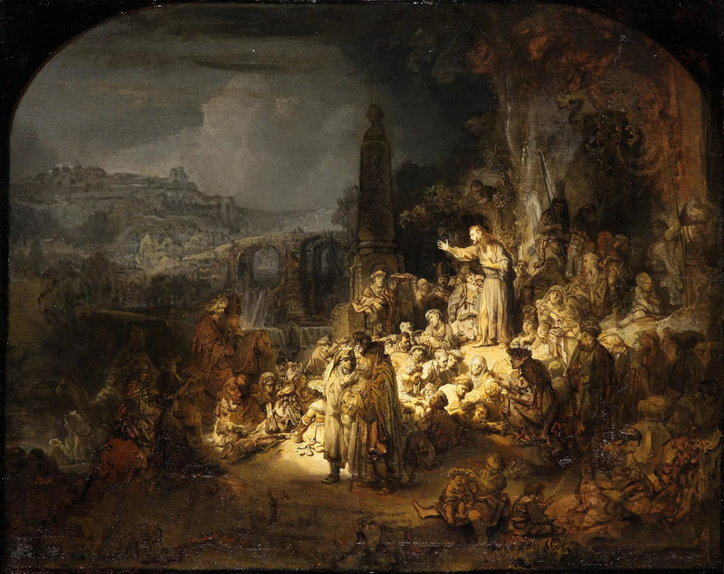 La predicazione di san Giovanni Battista - Rembrandt