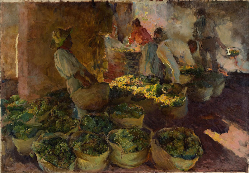 La Preparazione dell'uva passa - Joaquín Sorolla