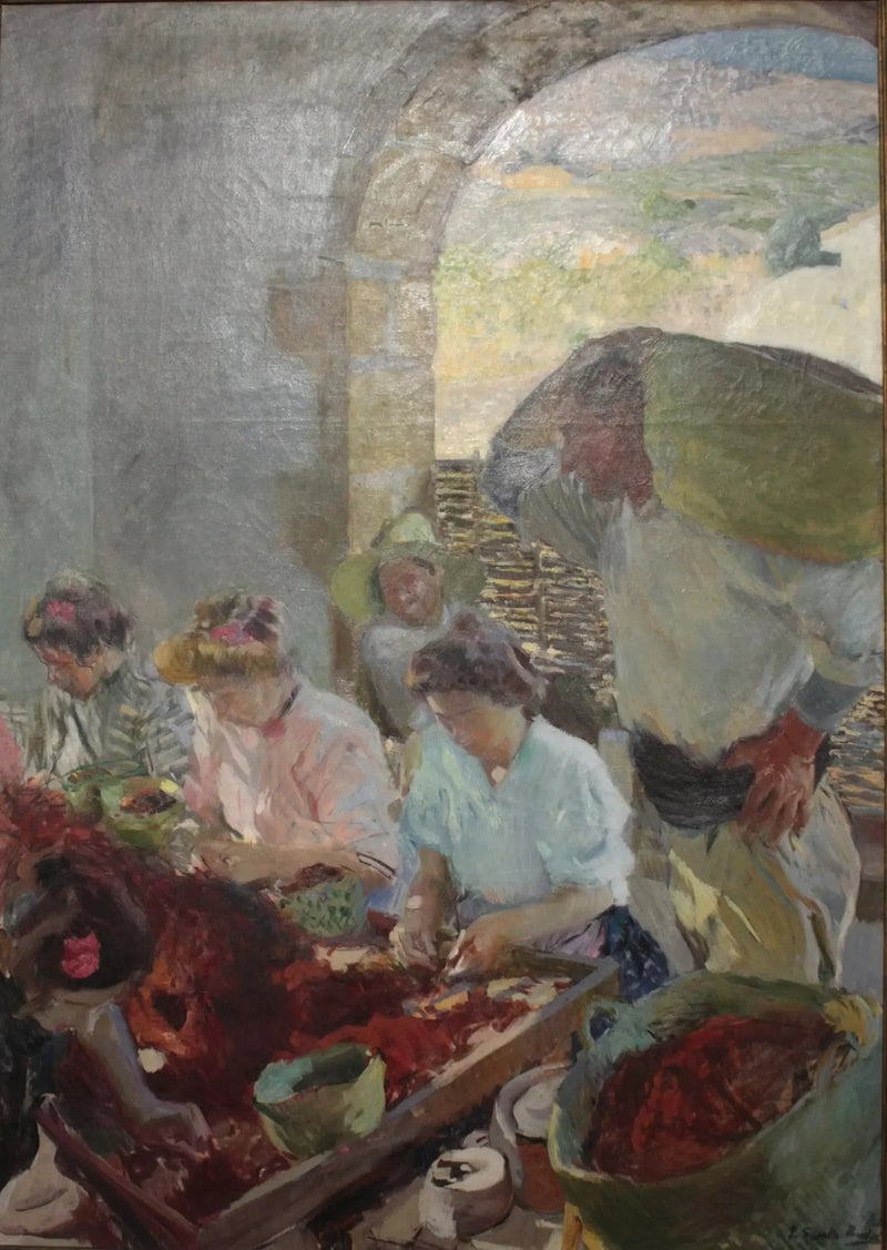 La Preparazione dell'uva passa - Joaquín Sorolla