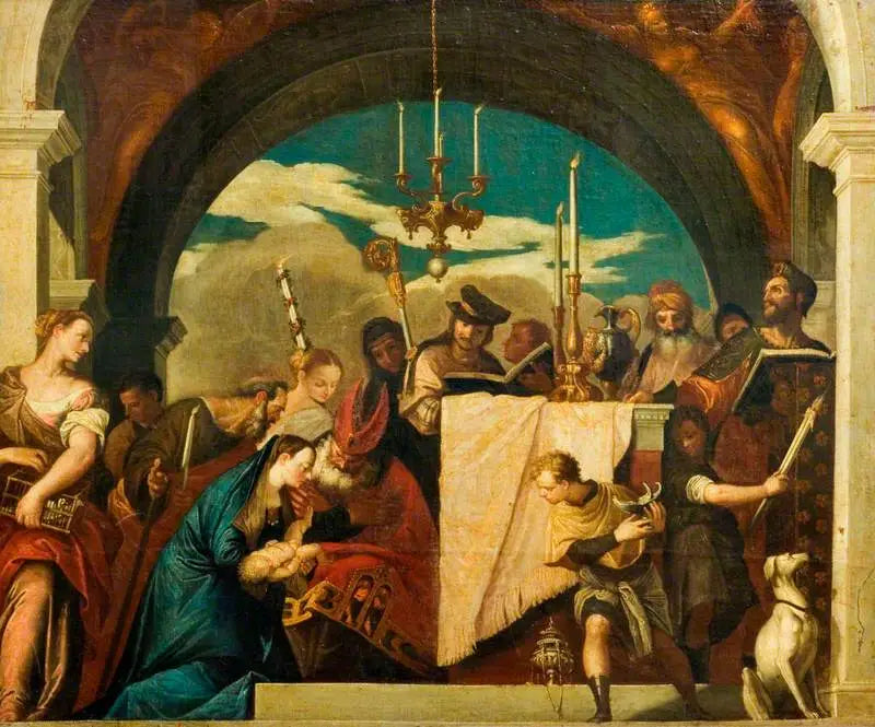 La Présentation au Temple - Paul Véronèse image 1 reproduction artisanale de tableau