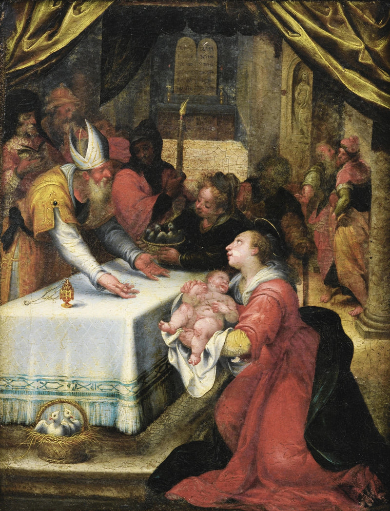 La presentazione di Gesù al Tempio - Denis Calvaert