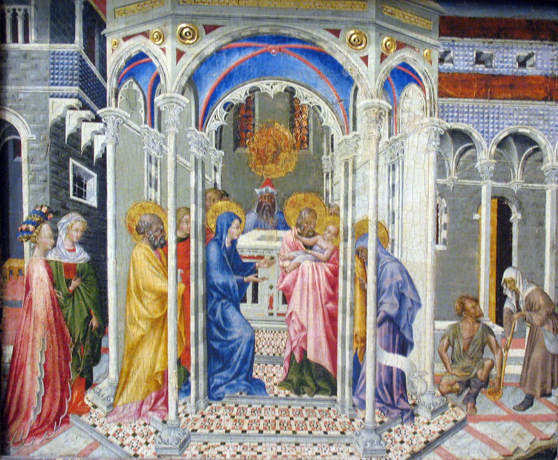 La Presentazione di Gesù al Tempio - Giovanni di Paolo
