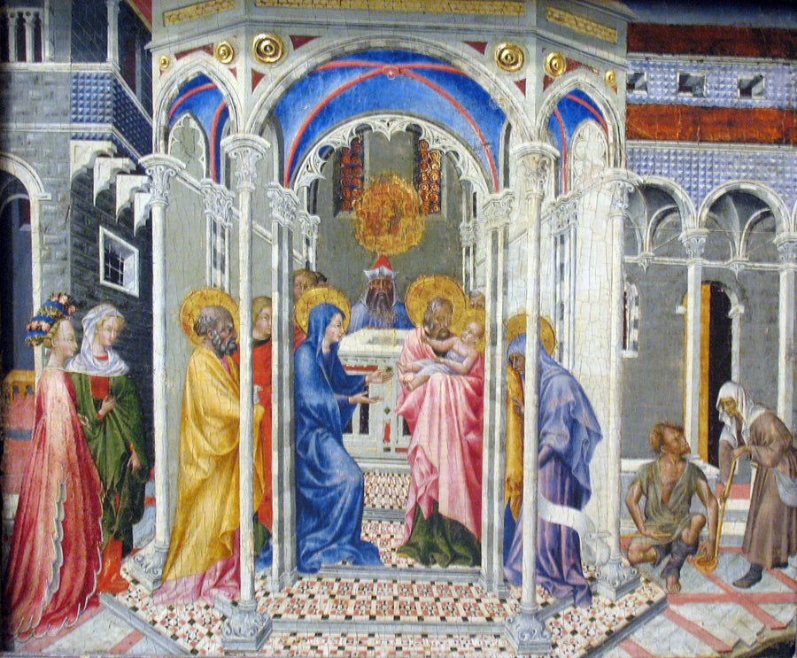 La Presentazione di Gesù al Tempio - Giovanni di Paolo