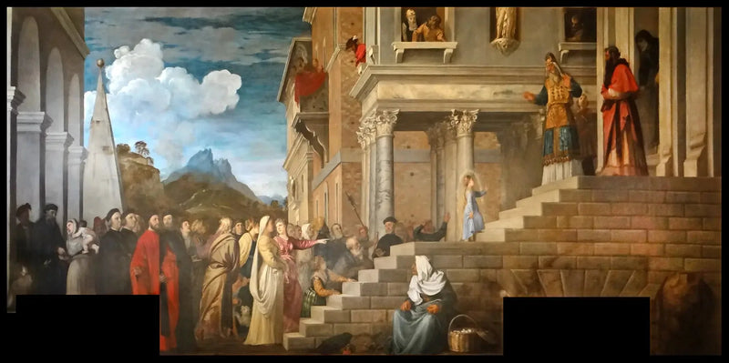 La Presentazione di Maria al Tempio - Titian