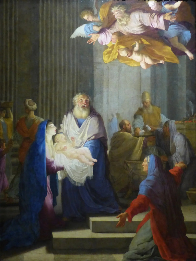 La presentatrice al tempio - Eustache Le Sueur