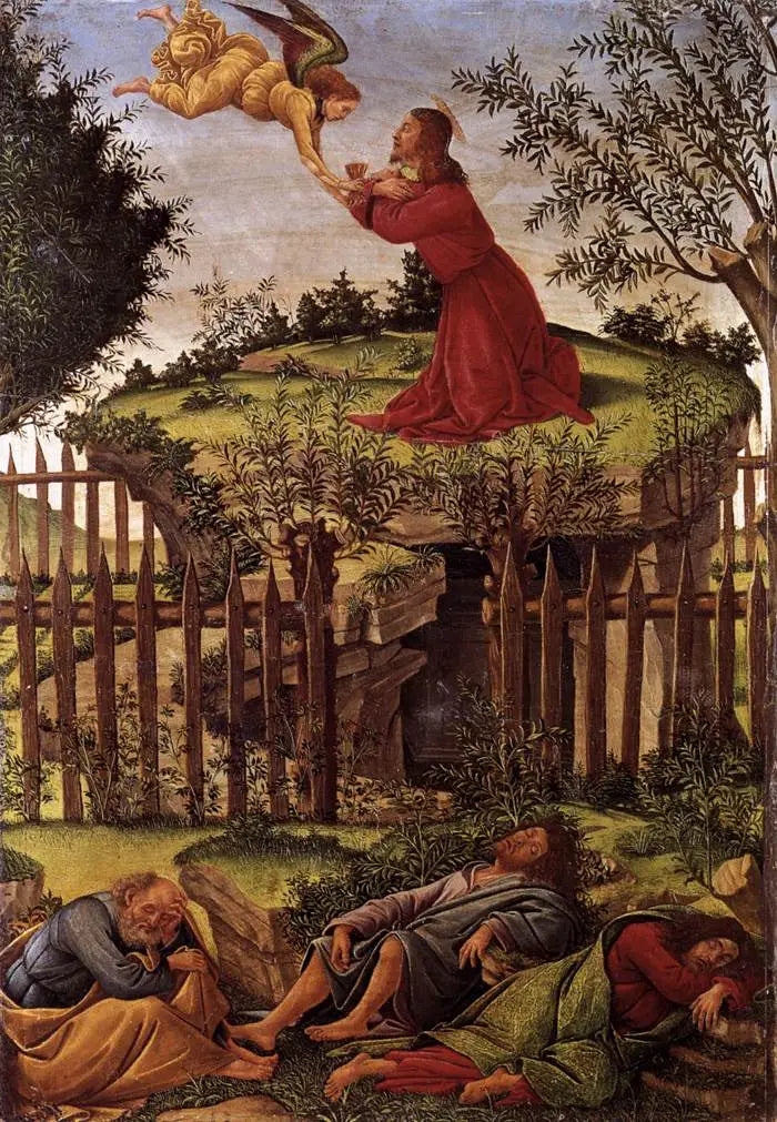 La Preghiera nell'orto degli Ulivi - Sandro Botticelli