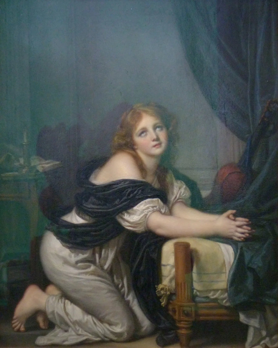 La preghiera del mattino - Jean-Baptiste Greuze