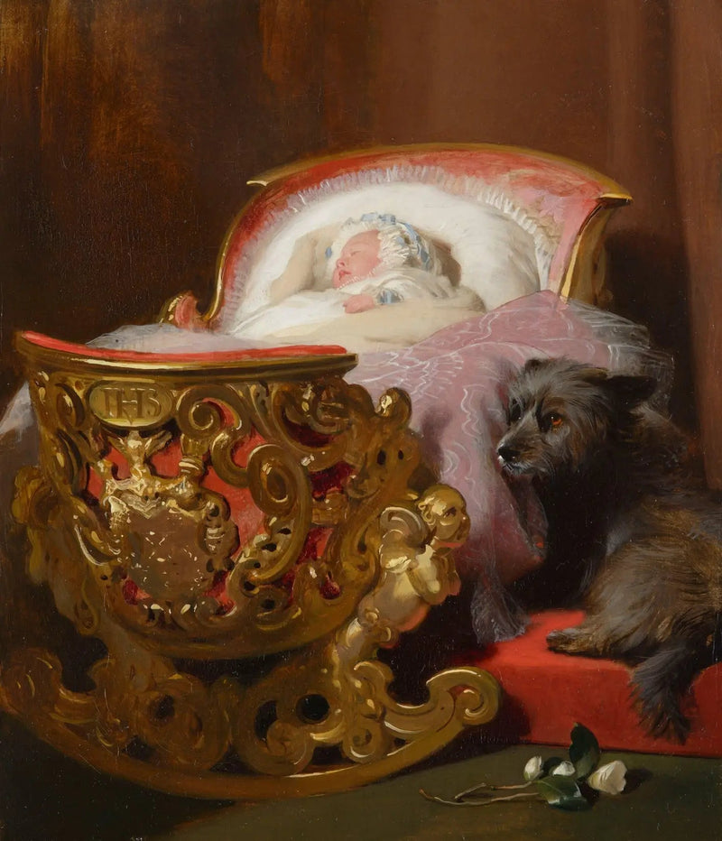 La principessa Alice addormentata - Edwin Henry Landseer
