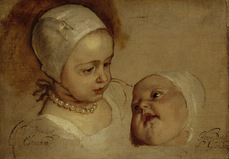 La principessa Elizabeth e la principessa Anne - Antoine van Dyck