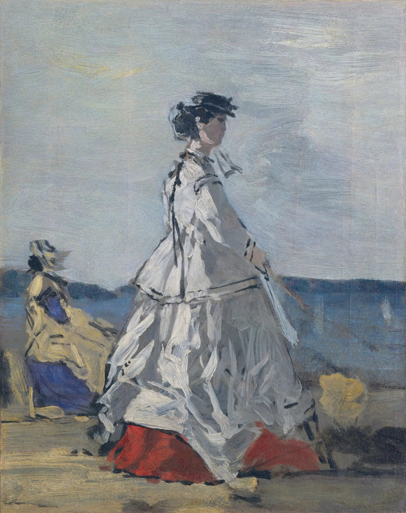 La principessa Pauline di Metternich sulla spiaggia - Eugène Boudin