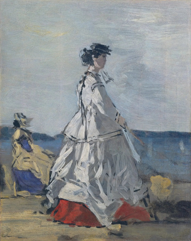 La principessa Pauline di Metternich sulla spiaggia - Eugène Boudin
