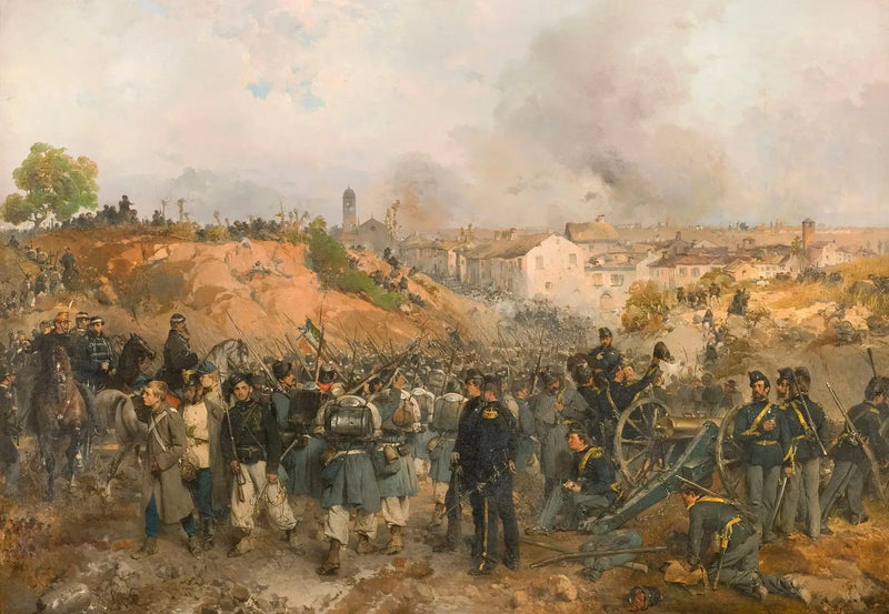 La presa di Palestro il 30 maggio 1859 - Gerolamo Induno